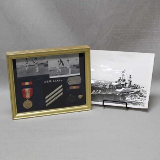 USS Leary Framed Group and Picture - DDR-879 . FLU5067