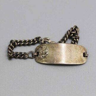 US Navy Bracelet Sterling WW2 . FLU5071
