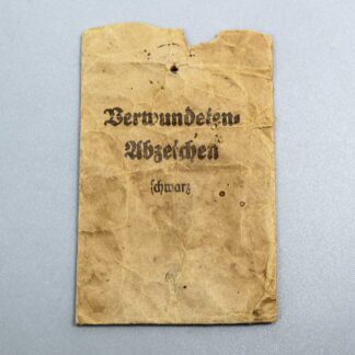 WW2 German Black Wound Badge Packet . GO5237