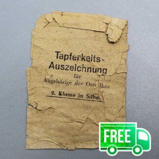 WW2 German Ostvolk Eastern People Packet . GO5241