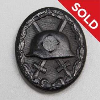 SOLD WW2 German Black Wound Badge - 118 . GO5243