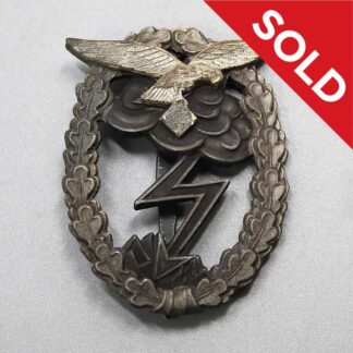 SOLD WW2 Luftwaffe Ground Combat Badge - MuK5 . GO5244