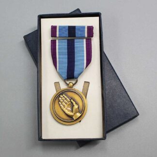US Humanitarian Service Medal in Box . YMU4952