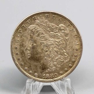 1880 Morgan Silver Dollar Coin . COIN696
