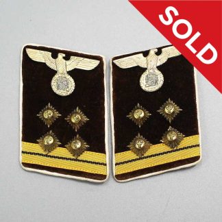 SOLD WW2 German NSDAP Collar Tabs . EFL4893