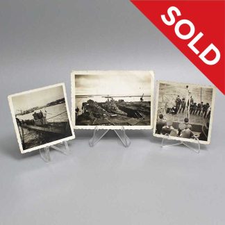 SOLD Group of 3 Kriegsmarine Photos . GD1065