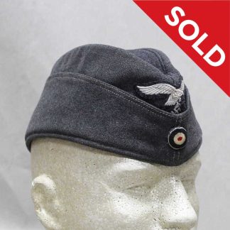 SOLD WW2 Luftwaffe EM/NCO Overseas Cap . HG1552