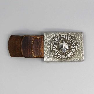 WW2 German Army Buckle and Tab - Dr. F.&Co . BMM689