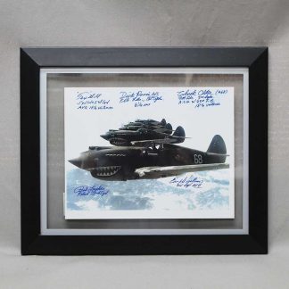 US Flying Tigers Photo Signed . BOOK361