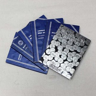 Group of 6 Empty Coin Folders . COIN708