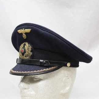 WW2 German Kriegsmarine Officer Visor - KC Winner . HG1541