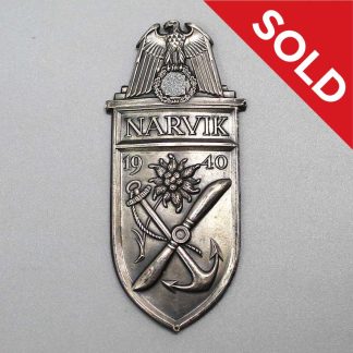 Sold-WW2 German Narvik Campaign Shield . GO7009