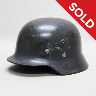 Hold(RB)WW2 German Luftwaffe M35 Helmet ET64 . HG1555