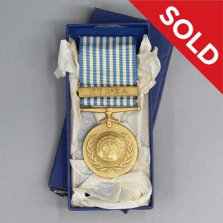SOLD United Nations Service Medal for Korea in Box . YMU6044